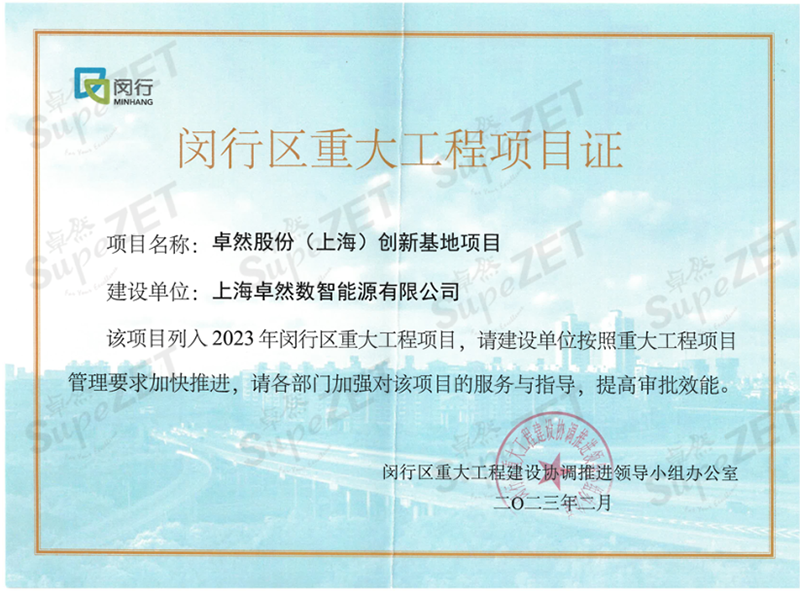 共建未来丨Z6·尊龙凯时股份（上海）创新基地亮相“2023年闵行区重大工程项目开工仪式”主会场！