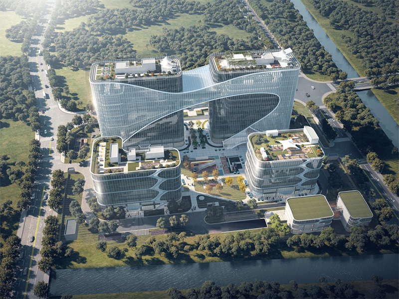 共建未来丨Z6·尊龙凯时股份（上海）创新基地亮相“2023年闵行区重大工程项目开工仪式”主会场！